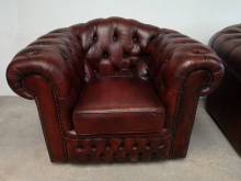 achat fauteuils chesterfield cuir bordeaux import direct Angleterre proche Lyon