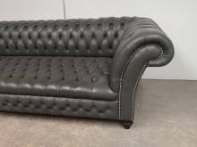 commander canapé chesterfield cuir gris style décoration loft proche Lille