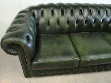 commander paire canapés chesterfield cuir vert trois places seconde main proche Bayonne