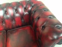 a vendre canapé chesterfield cuir bordeaux en France