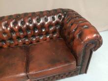 a vendre canapé chesterfield cuir marron à Touulouse