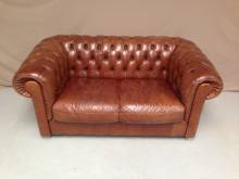 a vendre canapé chesterfield marron en France