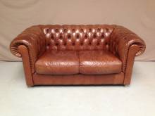 en vente canapé chesterfield marron en France